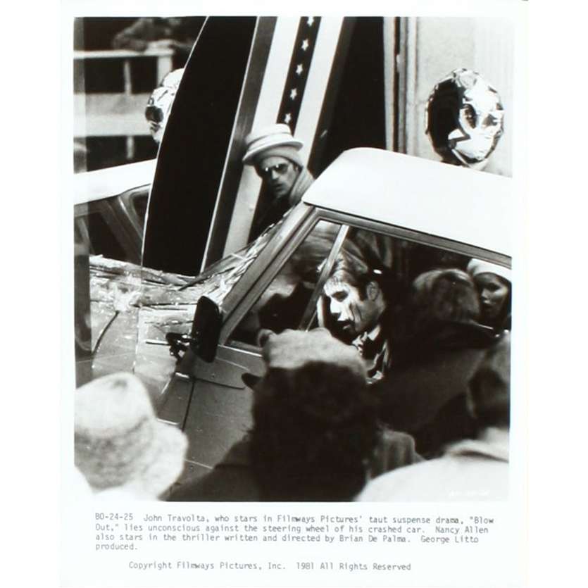BLOW OUT Photo de presse N6 20x25 - 1981 - John Travolta, Brian de Palma