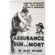 ASSURANCE SUR LA MORT Affiche de film- 80x120 cm. - R1980 - Fred MacMurray, Billy Wilder