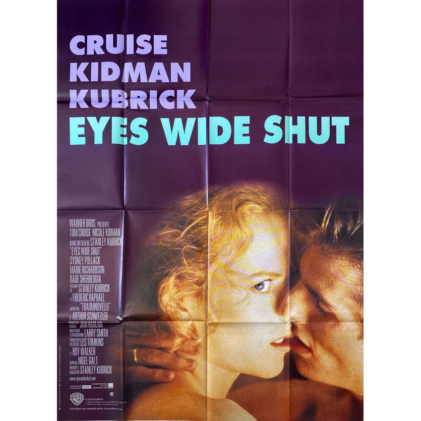 EYES WIDE SHUT Original Movie Poster- 47x63 in. - 1999 - Stanley Kubrick, Tom Cruise, Nicole Kidman