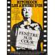 FENETRE SUR COUR Affiche de film- 120x160 cm. - R1980 - James Stewart, Alfred Hitchcock