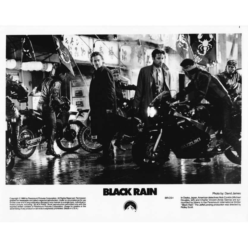 BLACK RAIN Photo de presse 10A - 20x25 cm. - 1989 - Michael Douglas, Ridley Scott