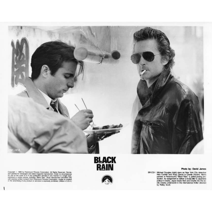BLACK RAIN Photo de presse 14A - 20x25 cm. - 1989 - Michael Douglas, Ridley Scott