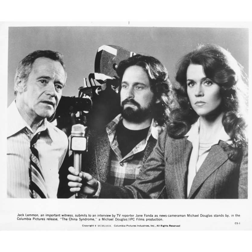 LE SYNDROME CHINOIS Photo de presse CS-1 - 20x25 cm. - 1979 - Jane Fonda, James Bridges