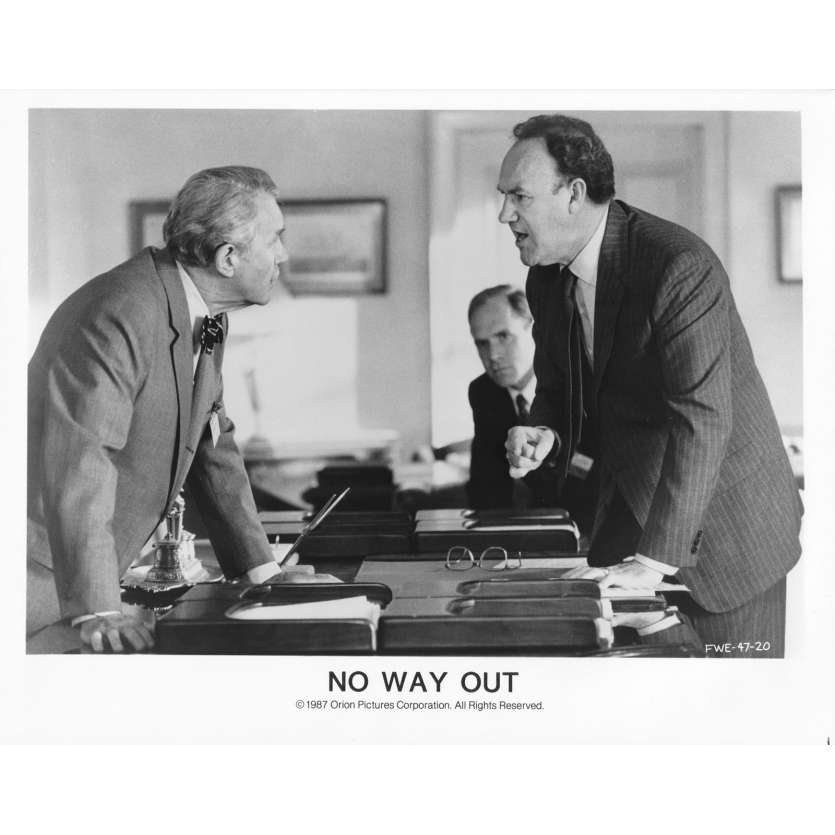 NO WAY OUT Original Movie Still 47-20 - 8x10 in. - 1987 - Roger Donaldson, Kevin Costner