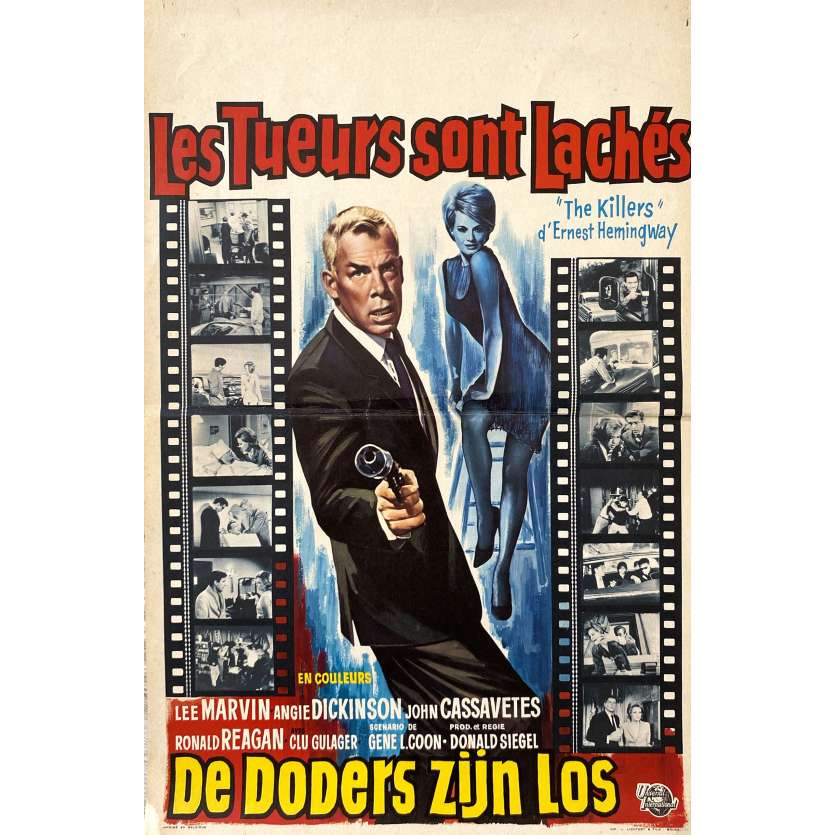 A BOUT PORTANT Affiche de film- 35x55 cm. - 1964 - Lee Marvin, Don Siegel