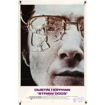 STRAW DOGS Original Movie Poster- 27x40 in. - 1971 - Sam Peckinpah, Dustin Hoffman STRAW DOGS Original Movie Poster- 27x40 in. - 1971 - Sam Peckinpah, Dustin Hoffman
