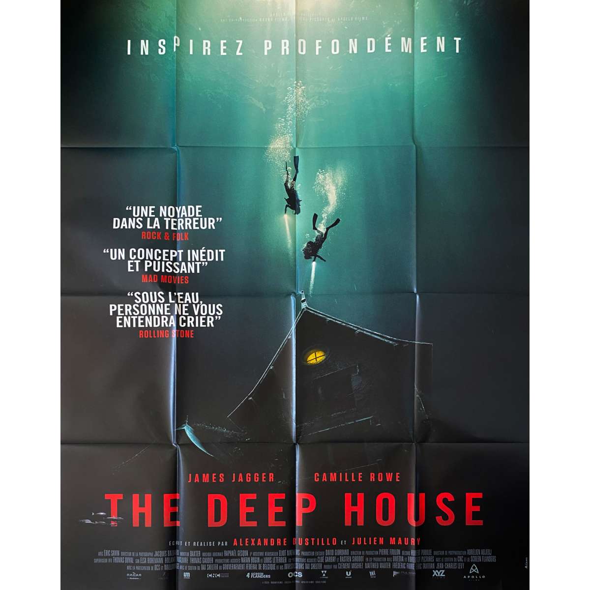 THE DEEP HOUSE French Movie Poster 47x63 in. 2021 4,5