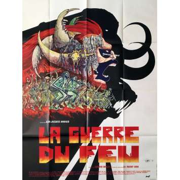 QUEST FOR FIRE Movie Poster Style A- 47x63 in. - 1981 - Jean-Jacques Annaud, Ron Perlman