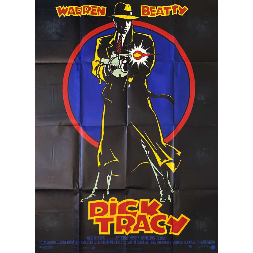 DICK TRACY Original Movie Poster- 47x63 in. - 1990 - Warren Beatty, Al Pacino