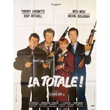 LA TOTALE Original Movie Poster- 47x63 in. - 1991 - Claude Zidi, Thierry Lhermitte