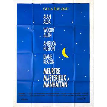 MANHATTAN MURDER MYSTERY Original Movie Poster- 47x63 in. - 1993 - Woody Allen, Diane Keaton