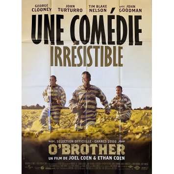 O BROTHER Affiche de film- 120x160 cm. - 2000 - George Clooney, John Turturro, Joel Coen