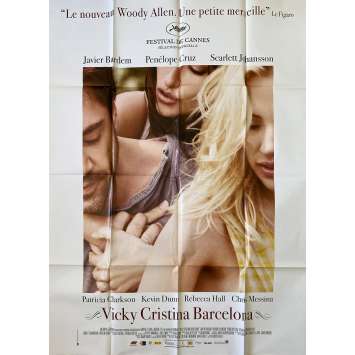 VICKY CHRISTINA BARCELONA Affiche de film- 120x160 cm. - 2008 - Scarlett Johansson, Penelope Cruz, Woody Allen