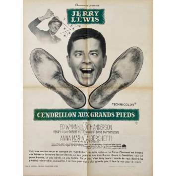 CINDERFELLA Original Movie Poster- 23x32 in. - 1960 - Frank Tashlin, Jerry Lewis
