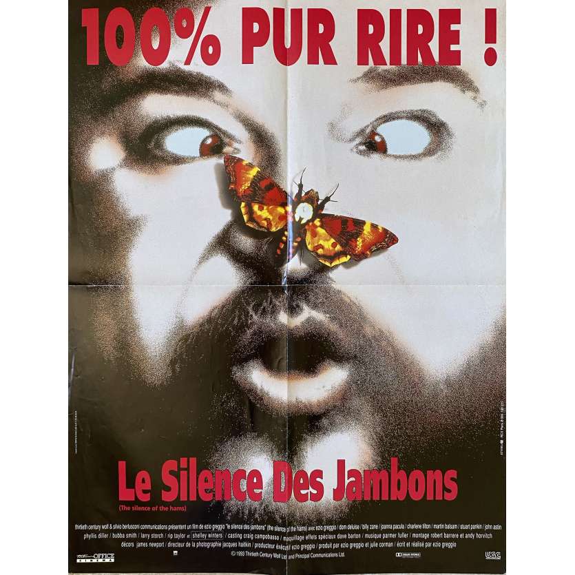 THE SILENCE OF THE HAMS Original Movie Poster- 23x32 in. - 1994 - Ezio Greggio, Billy Zane