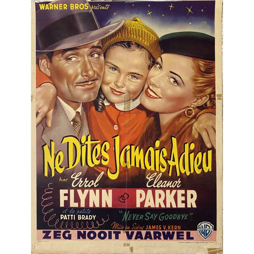 NE DITES JAMAIS ADIEU Affiche de film- 35x55 cm. - 1956 - Rock Hudson, Jerry Hopper