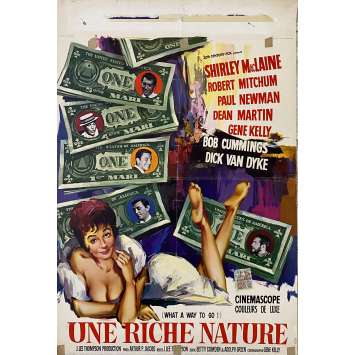 MADAME CROQUE MARIS Affiche de film- 35x55 cm. - 1964 - Shirley McLaine, J. Lee Thompson