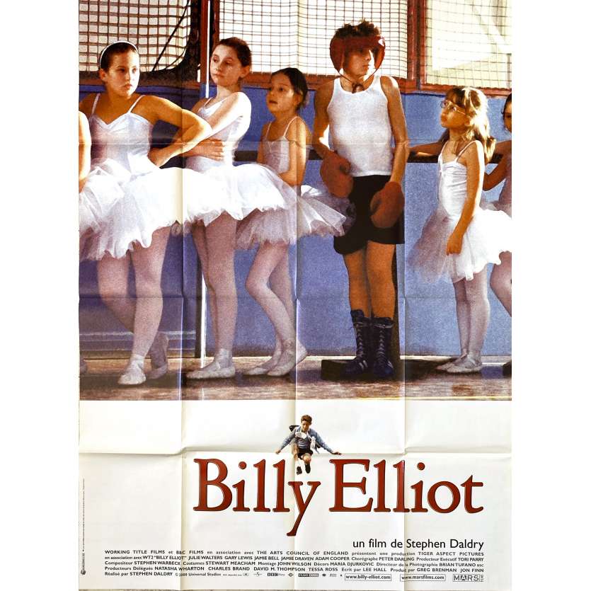 BILLY ELIOTT Affiche de film- 120x160 cm. - 2000 - Jamie Bell, Stephen Daldry