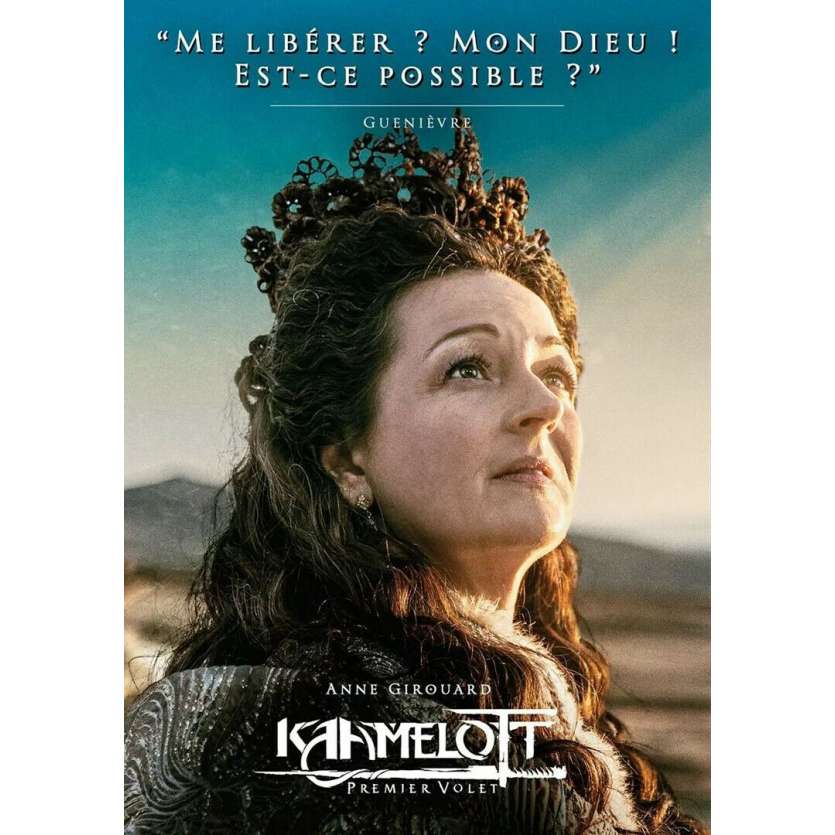 KAAMELOTT Original Movie Poster Guenièvre - 15x21 in. - 2021 - Alexandre Astier, Sting