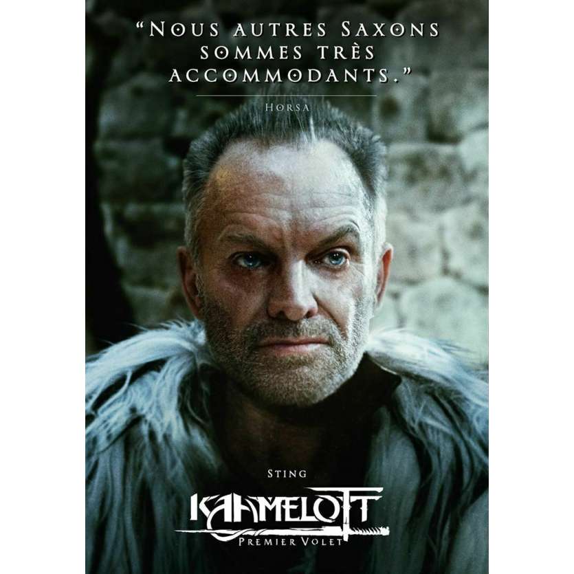 KAAMELOTT Affiche de film Horsa - 40x60 cm. - 2021 - Sting, Alexandre Astier