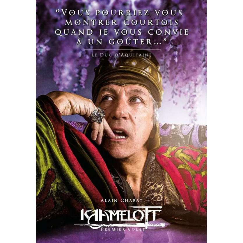KAAMELOTT Original Movie Poster Duc D'Aquitaine - 15x21 in. - 2021 - Alexandre Astier, Sting