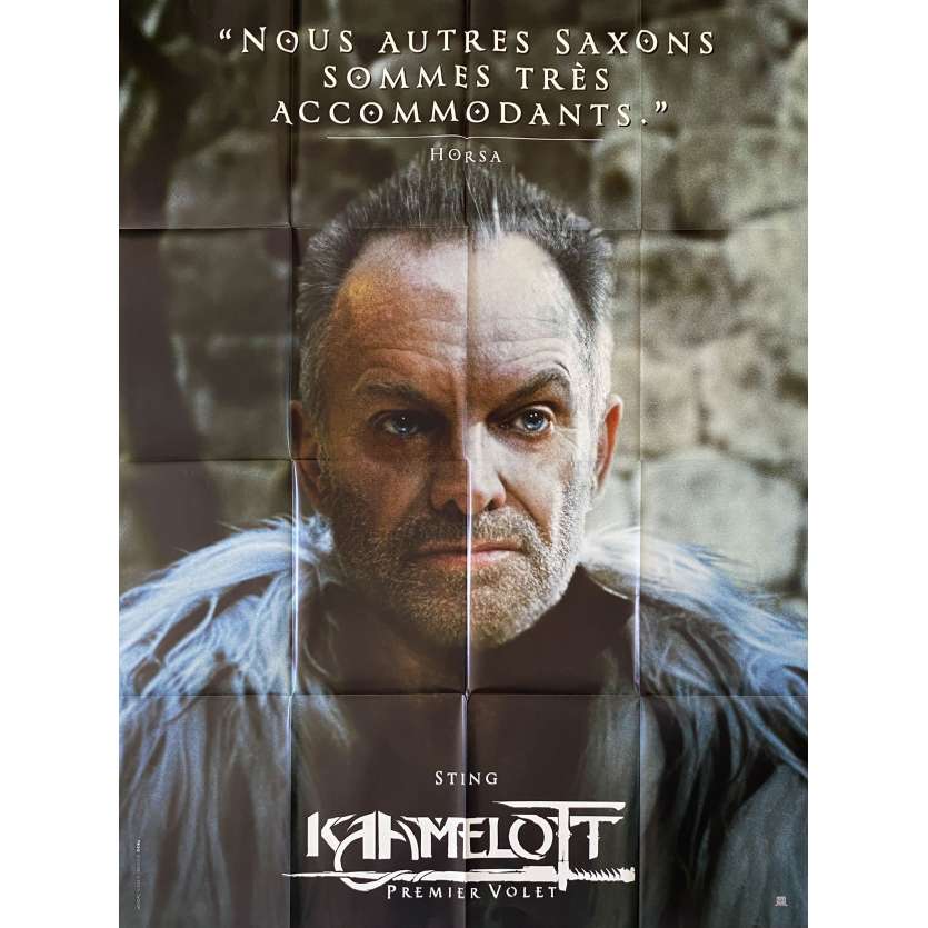 Affiche de cinéma française de KAAMELOTT - 120x160 cm. Horsa