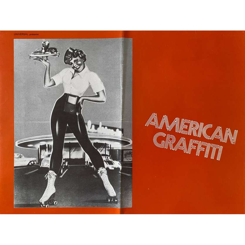 AMERICAN GRAFFITI Synopsis- 21x30 cm. - 1973 - Richard Dreyfuss, George Lucas