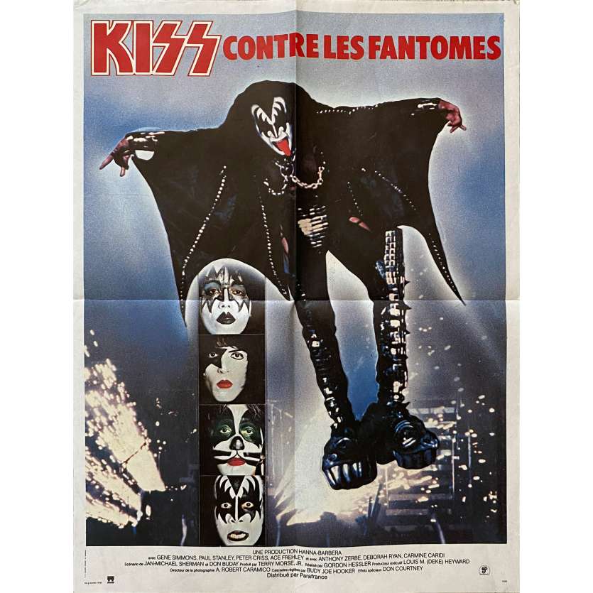 KISS CONTRE LES FANTOMES Affiche de film- 40x60 cm. - 1978 - Gene Simmons, Gordon Hessler