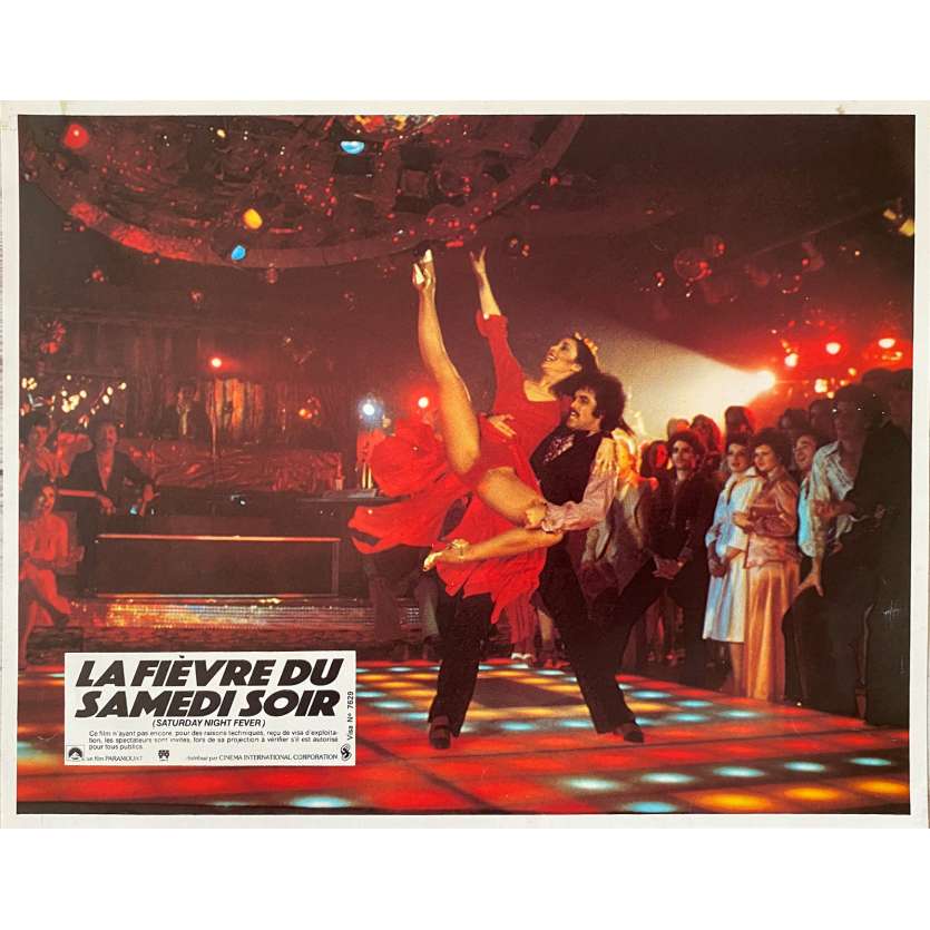 SATURDAY NIGHT FEVER Original Lobby Card N5 - 9x12 in. - 1977 - John Badham, John Travolta