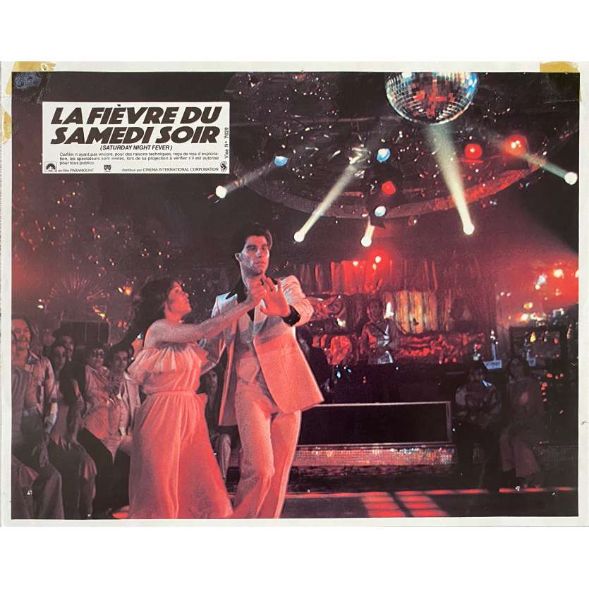 SATURDAY NIGHT FEVER Original Lobby Card N6 - 9x12 in. - 1977 - John Badham, John Travolta