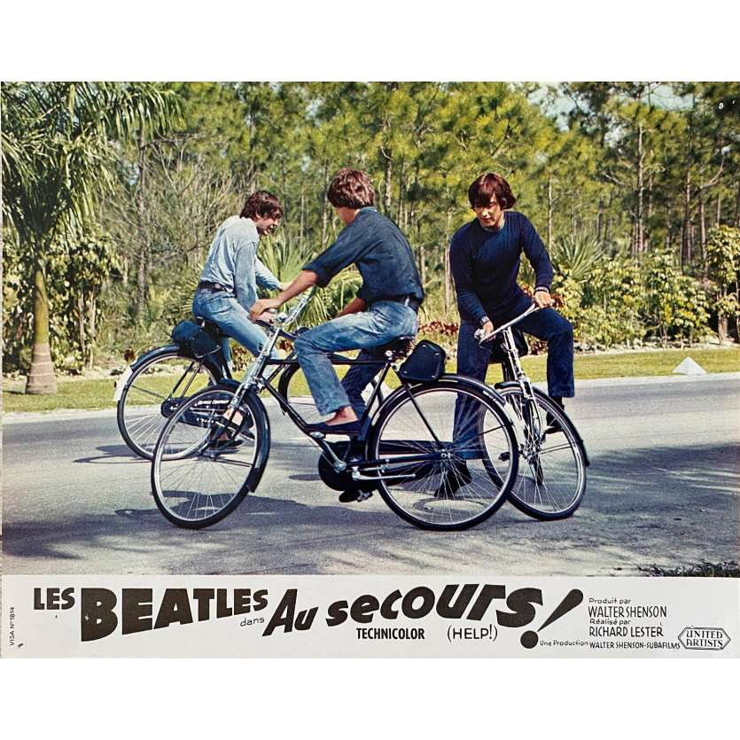 LES BEATLES AU SECOURS ! Photo de film N1 - 21x30 cm. - 1965 - The Beatles, Richard Lester