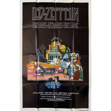 THE SONG REMAINS THE SAME Affiche de film- 69x104 cm. - 1976 - Robert Plant, Jimmy Page, Led Zeppelin THE SONG REMAINS THE SAME Affiche de film- 69x104 cm. - 1976 - Robert Plant, Jimmy Page, Led Zeppelin