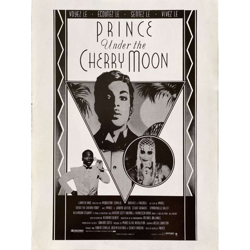 UNDER THE CHERRY MOON Original Herald- 9x12 in. - 1986 - Prince, Prince