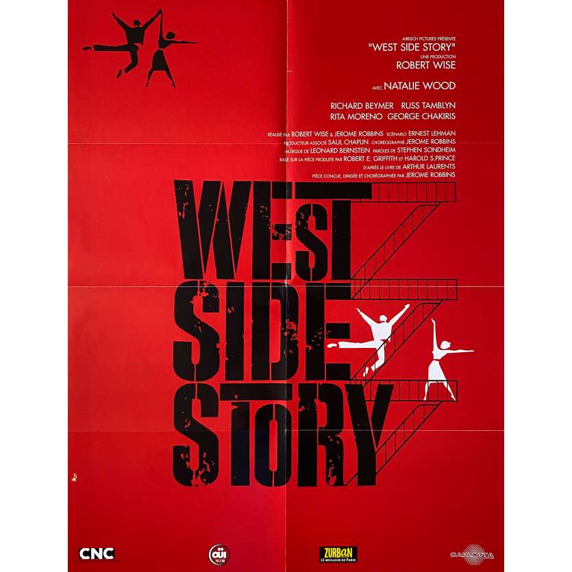 WEST SIDE STORY Original Movie Poster- 23x32 in. - R2000 - Robert Wise, Natalie Wood