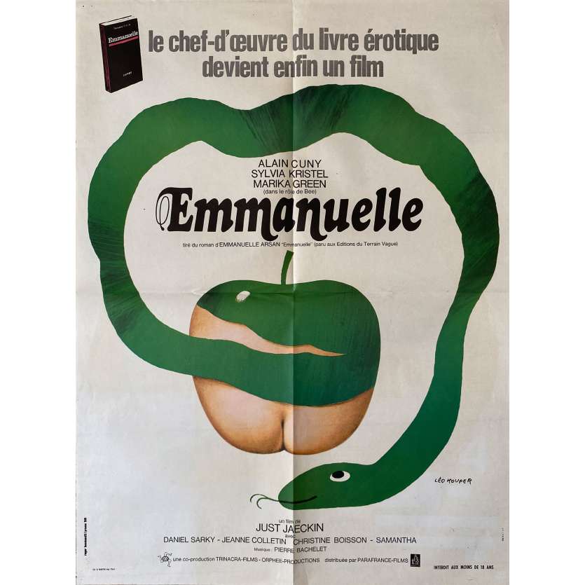 EMMANUELLE Affiche de film- 60x80 cm. - 1974 - Sylvia Kristel, Just Jaeckin