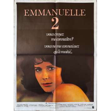 EMMANUELLE 2 Original Movie Poster- 23x32 in. - 1975 - Francis Giacobetti, Sylvia Kristel