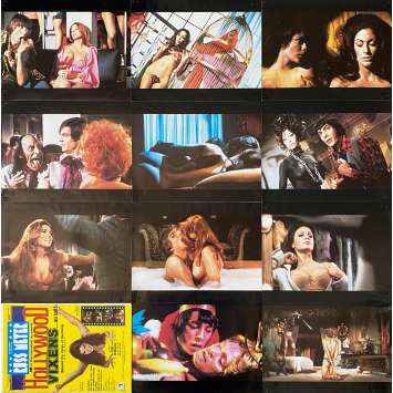 BEYOND THE VALLEY OF DOLLS Original Lobby Cards X12 - 9x12 in. - 1970 - Russ Meyer, Dolly Read, Cynthia Myers