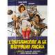 L'INFIRMIERE A LE BISTOURI FACILE Affiche de film- 120x160 cm. - 1980 - Nadia Cassini, Michele Massimo Tarantini