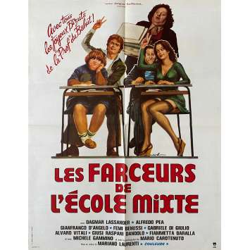 CLASSE MISTA Original Movie Poster- 23x32 in. - 1976 - Mariano Laurenti, Franco Mercuri