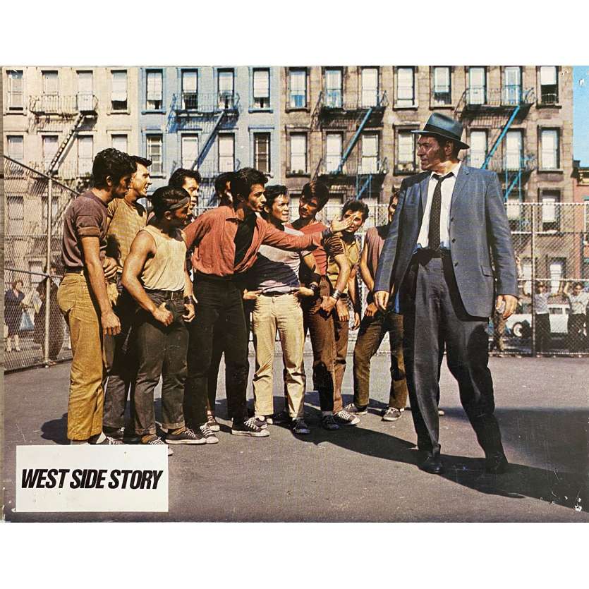 WEST SIDE STORY Original Lobby Card N7 - 9x12 in. - R1970 - Robert Wise, Natalie Wood