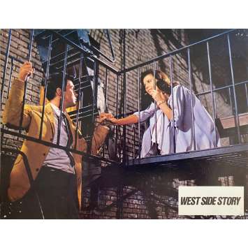 WEST SIDE STORY Original Lobby Card N4 - 9x12 in. - R1970 - Robert Wise, Natalie Wood