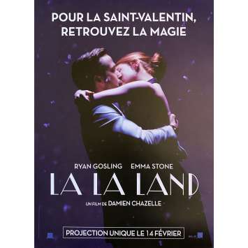 LA LA LAND Affiche de film St Valentin - 40x60 cm. - 2017 - Ryan Gosling, Damien Chazelle