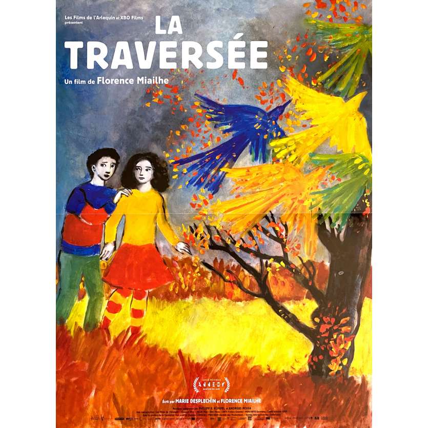 LA TRAVERSEE Affiche de film- 40x60 cm. - 2021 - Marie Desplechin, Florence Miailhe