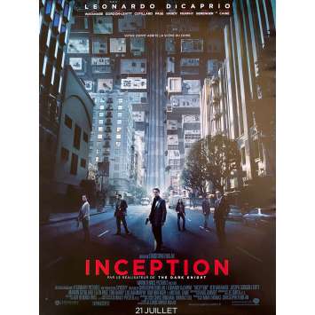 INCEPTION Original Movie Poster- 15x21 in. - 2010 - Christopher Nolan, Leonardo DiCaprio