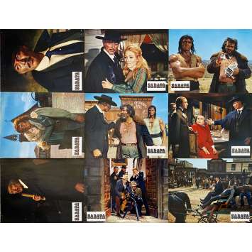 SABATA Original Lobby Cards Jeu A - x9 - 9x12 in. - 1969 - Gianfranco Parolini, Lee Van Cleef