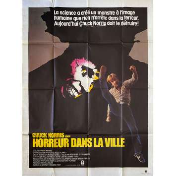 SILENT RAGE Original Movie Poster- 47x63 in. - 1982 - Michel Miller, Chuck Norris