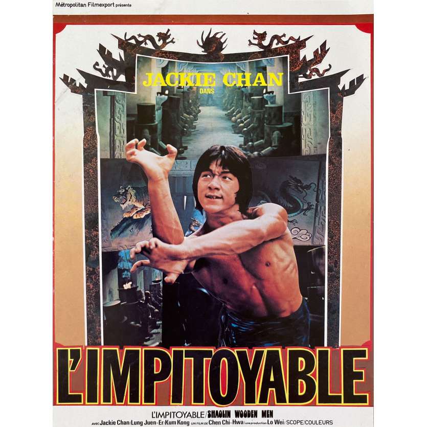 JACKIE CHAN L'IMPITOYABLE Synopsis- 21x30 cm. - 1976 - Jackie Chan, Chi-Hwa Chen