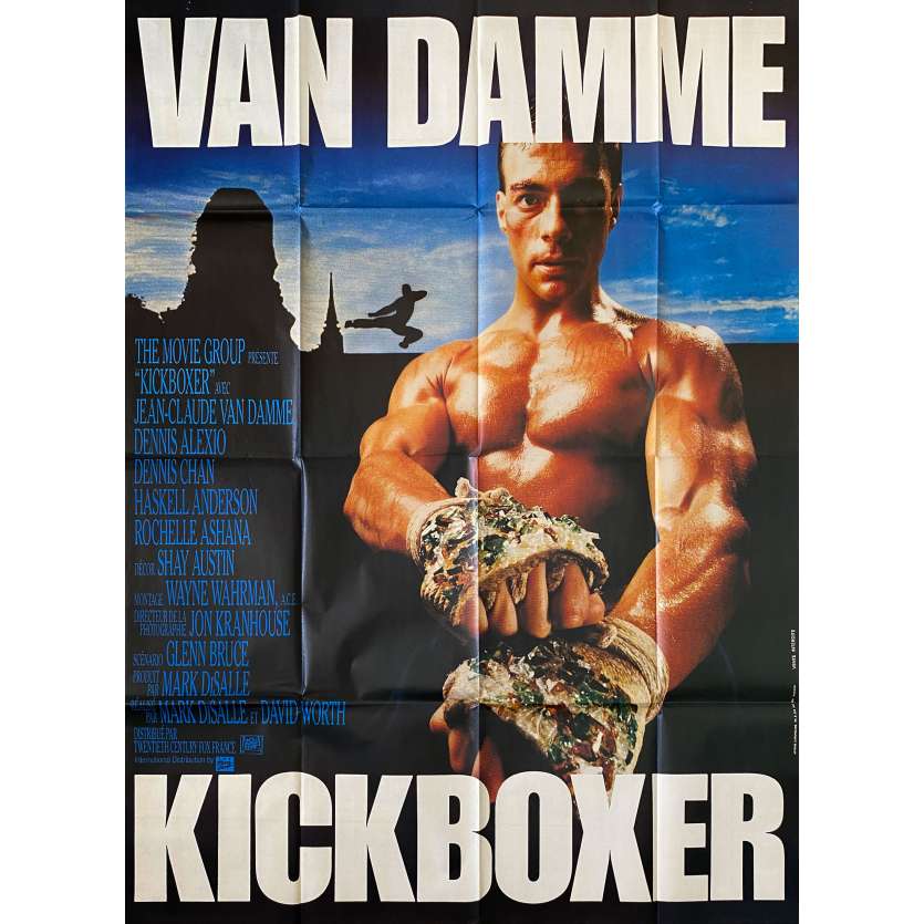 KICKBOXER Original Movie Poster- 47x63 in. - 1989 - Mark DiSalle, Jean-Claude Van Damme