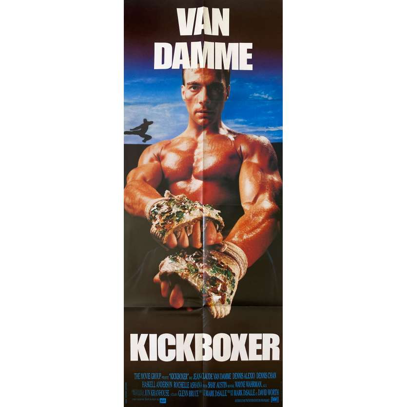 KICKBOXER Affiche de film- 60x160 cm. - 1989 - Jean-Claude Van Damme, Mark DiSalle