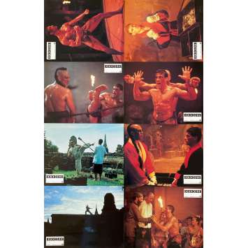 KICKBOXER Original Lobby Cards x8 - 9x12 in. - 1989 - Mark DiSalle, Jean-Claude Van Damme